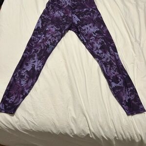 Athleta Leggings in Purple Pattern